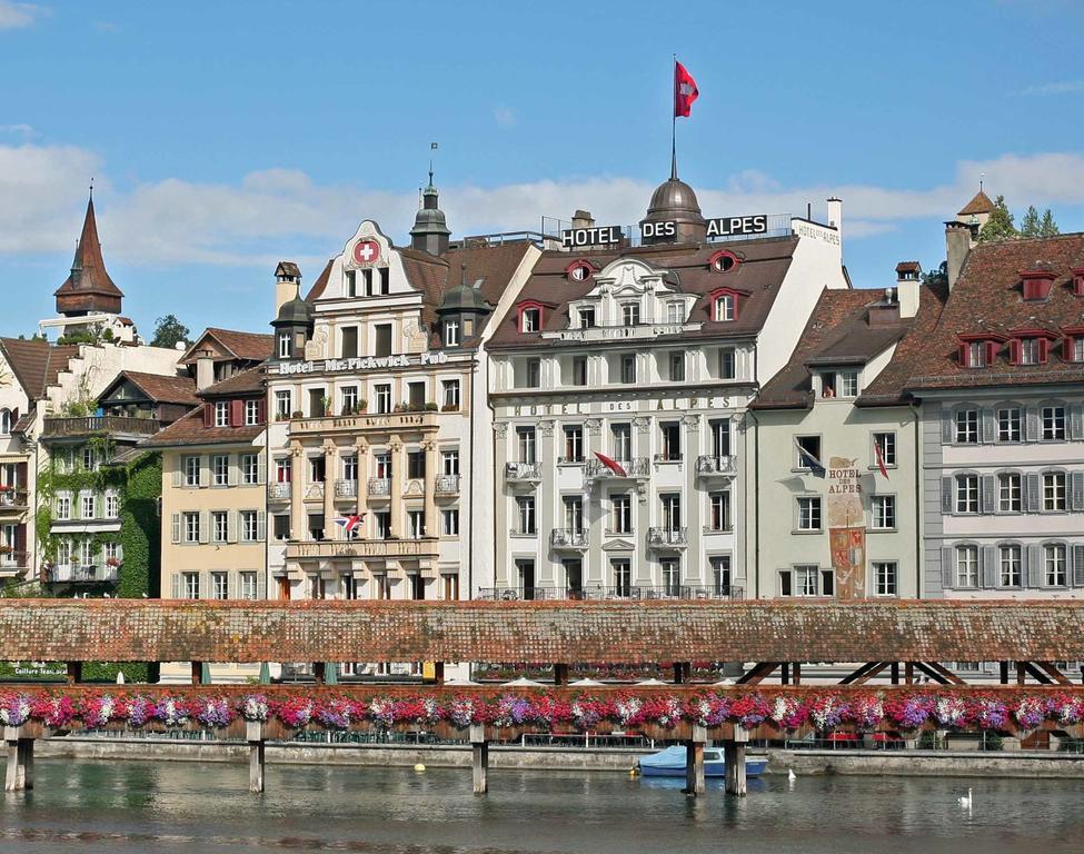 Hotel Des Alpes Люцерн Экстерьер фото